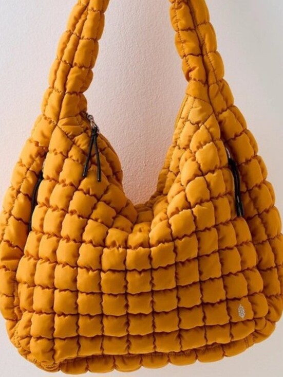 FP Movement by Free People Handbags - Free People FP Movement Quilted Carryall - Golden Sunrise
